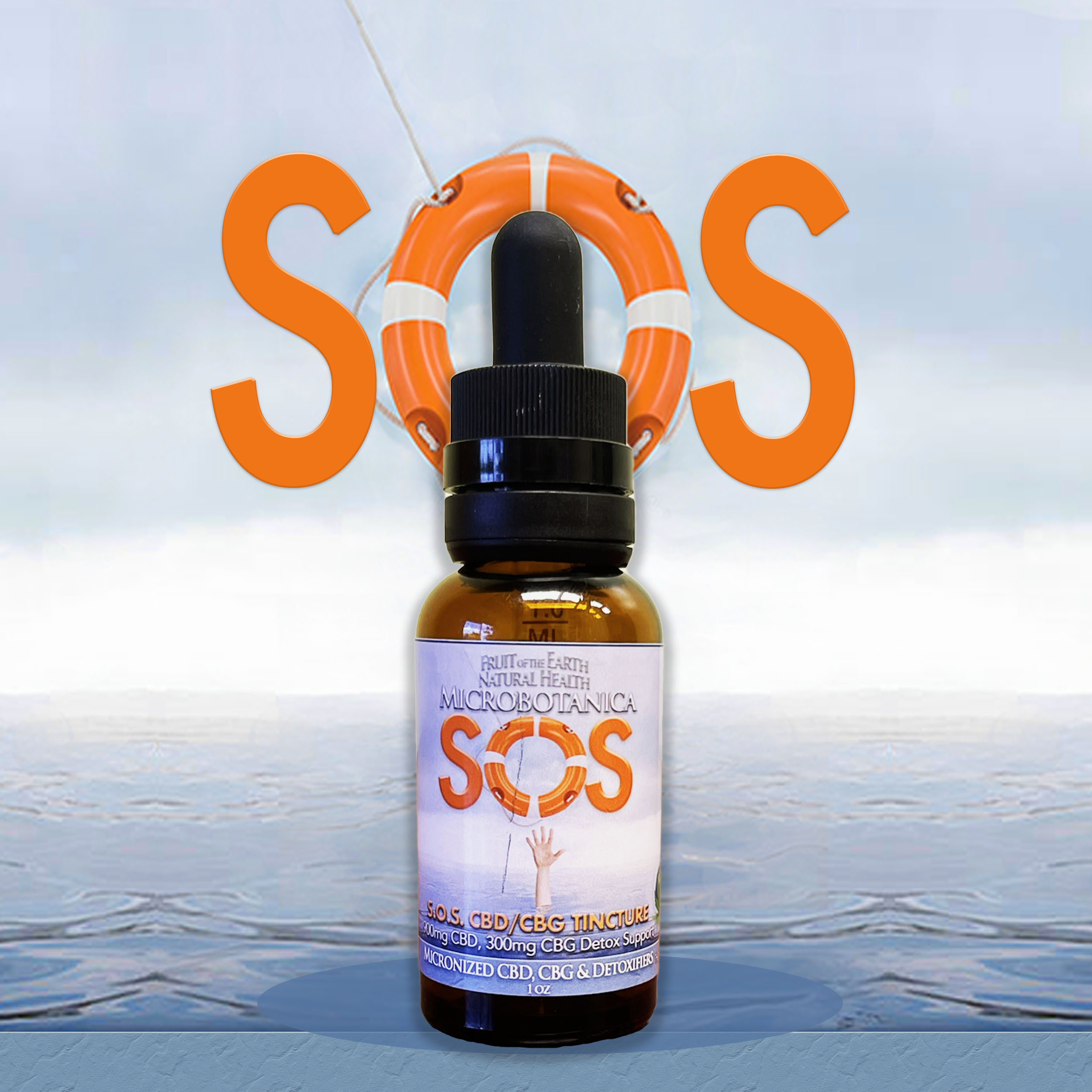 SOS CBD CBG Herbal Tincture